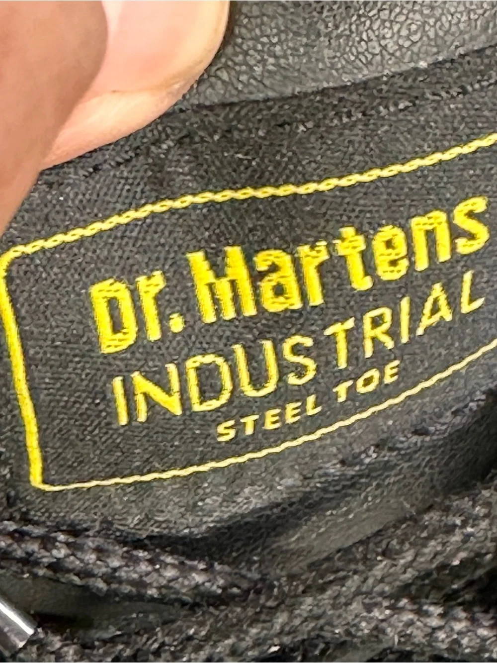 Dr. Martens Black Industrial Leather Work Boots
